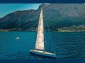 LOGICA - Compositeworks 27 m,aerial view sailing