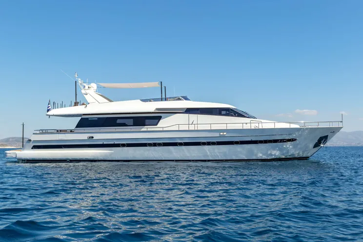 Charter Yacht THE BIRD - Sanlorenzo 84 - 4 Cabins - Greece - Athens - Mykonos