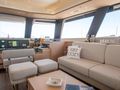 SERENISSIMA Fountaine Pajot Alegria 67 - saloon seating and controls SERENISSIMA Fountaine Pajot Alegria 67 - saloon seating and controls