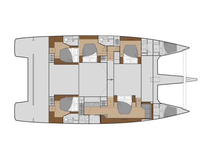 SERENISSIMA - yacht layout