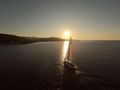 MED SEA TATION - sailing at sunset
