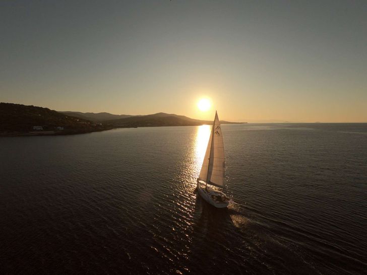 MED SEA TATION - sailing at sunset
