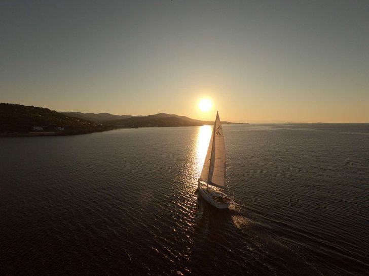 MED SEA TATION - sailing at sunset