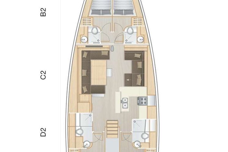 Layout for MED SEA TATION - yacht layout