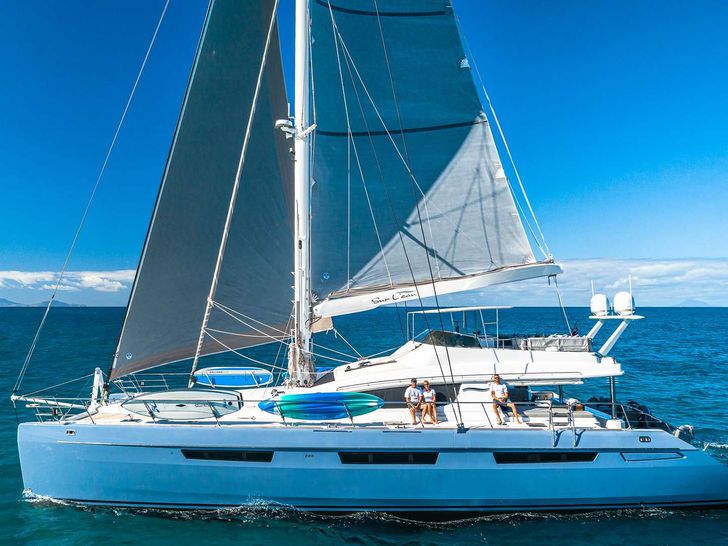Sur L'eau has undergone an enormous multi-million dollar refit in late 2019. Loaded with all the bells,whistles,and amenities to rival any high quality resort. She is primed and ready for charter with an all new look and feel.