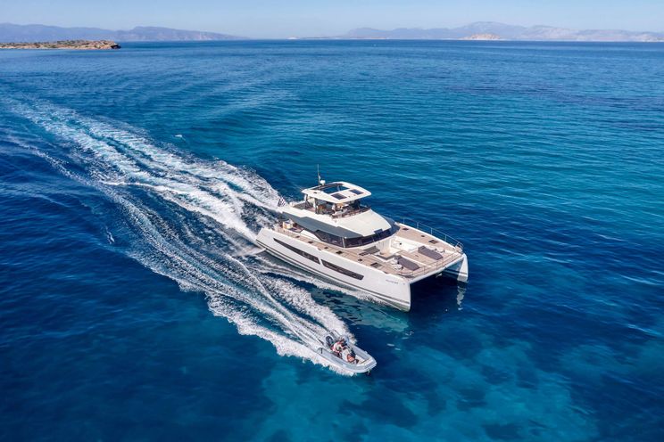 Charter Yacht CHRISTAL MIO - Fountaine Pajot Power 67 - 5 Cabins - Athens - Mykonos - Paros - Cyclades - Greece