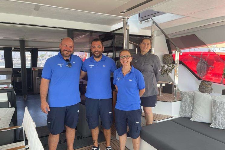 Crew member CHRISTAL MIO - Captain: Theo Maniatakos<br />Theo began Offshore Racing School in 1992 and progressed over the years to become an Offshore Sailing Instructor from 2003-2008. He raced intensively in Greece from 2007-2014 before taking his passion for saili