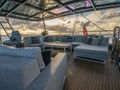 RELENTLESS 60 Sunreef 60 - flybridge seating RELENTLESS 60 Sunreef 60 - flybridge seating