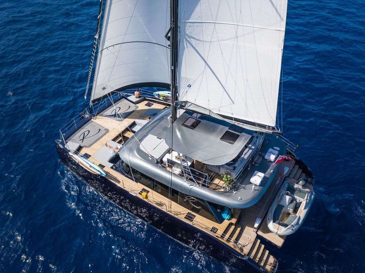 RELENTLESS 60 Sunreef 60 - aerial shot RELENTLESS 60 Sunreef 60 - aerial shot