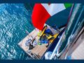 CLASS IV - Franchini Yacht 75 ft,stern with water toys