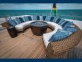 SEA AXIS - Heesen 125,sun deck seating area