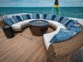 SEA AXIS - Heesen 125,sun deck seating area SEA AXIS - Heesen 125,sun deck seating area