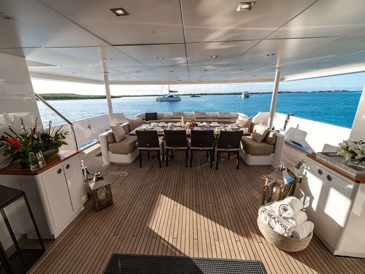 SEA AXIS - Heesen 125,aft deck