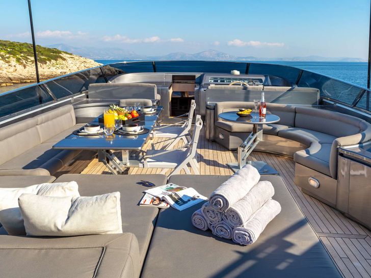 SUMMER FUN Admiral 30m - sun deck amenities SUMMER FUN Admiral 30m - sun deck amenities