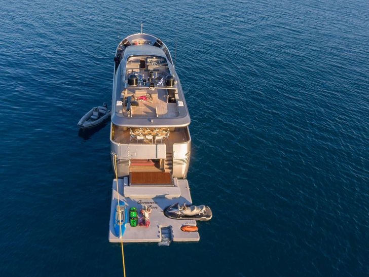 SUMMER FUN Admiral 30m - aft shot SUMMER FUN Admiral 30m - aft shot