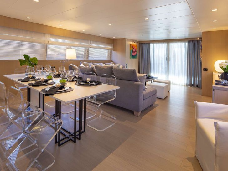 SUMMER FUN Admiral 30m - indoor dining area SUMMER FUN Admiral 30m - indoor dining area