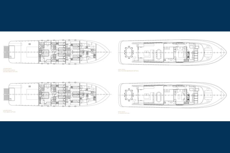 Layout for SUMMER FUN - yacht layout