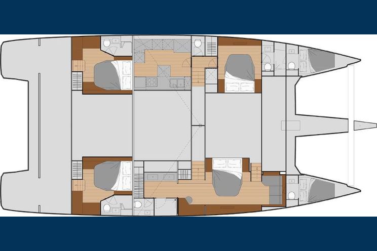 Layout for ALOIA - yacht layout