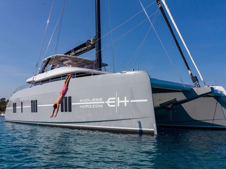 ENDLESS HORIZON Sunreef 80 - bow view ENDLESS HORIZON Sunreef 80 - bow view
