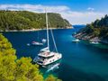 A 2020 launch,the brand new luxury sailing catamaran Sunreef 50 SOLITAIRE will join the Croatia charter fleet. This stunning yacht not only features a smart and charter-friendly layout but boasts some impressive social areas at the bow,stern cockpit and