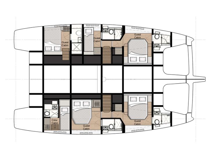 ADARA - yacht layout