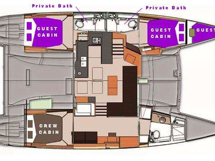 Yacht layout