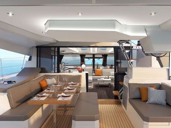 Cockpit Dining Area Cockpit Dining Area