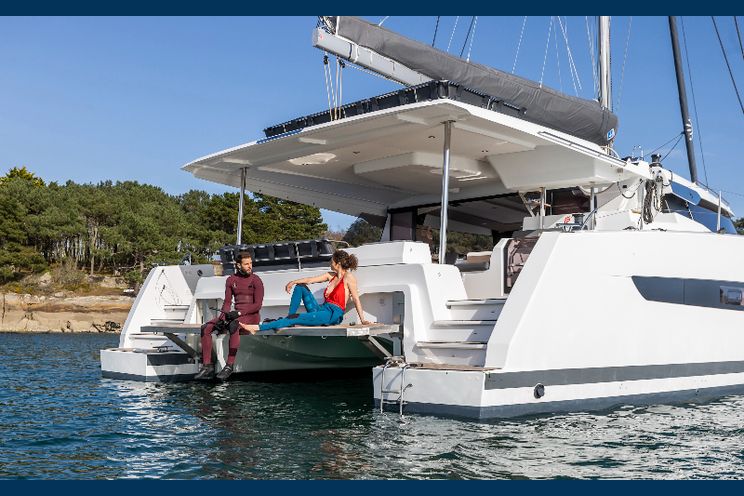 Charter Yacht ELEONORE ET LES GARÇONS - Fountaine Pajot Aura 51 - French Riviera - Cannes - St Tropez - Antibes