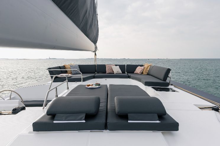 Charter Yacht ELEONORE ET LES GARÇONS - Fountaine Pajot Aura 51 - French Riviera - Cannes - St Tropez - Antibes