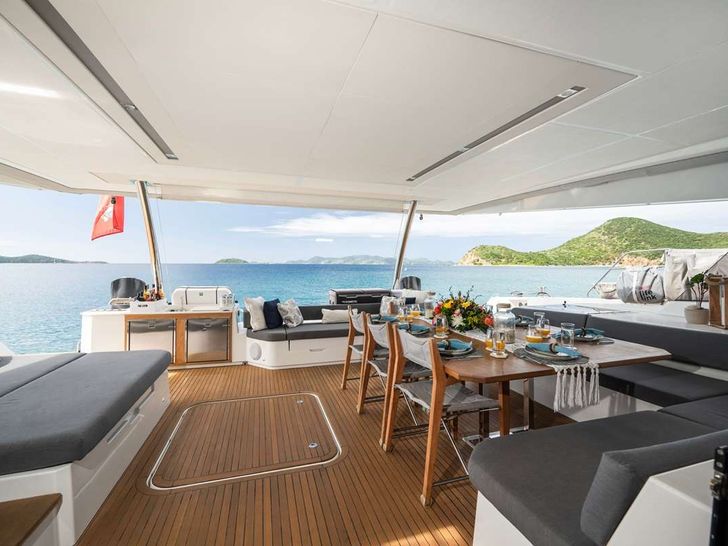 MY TY Fountaine Pajot Alegria 67 - aft deck MY TY Fountaine Pajot Alegria 67 - aft deck