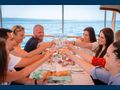 DONA Custom Sailing Yacht 25m wine party