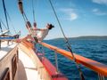DONA Custom Sailing Yacht 25m - bow DONA Custom Sailing Yacht 25m - bow