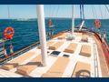 DONA Custom Sailing Yacht 25m bronzing area and sun beds