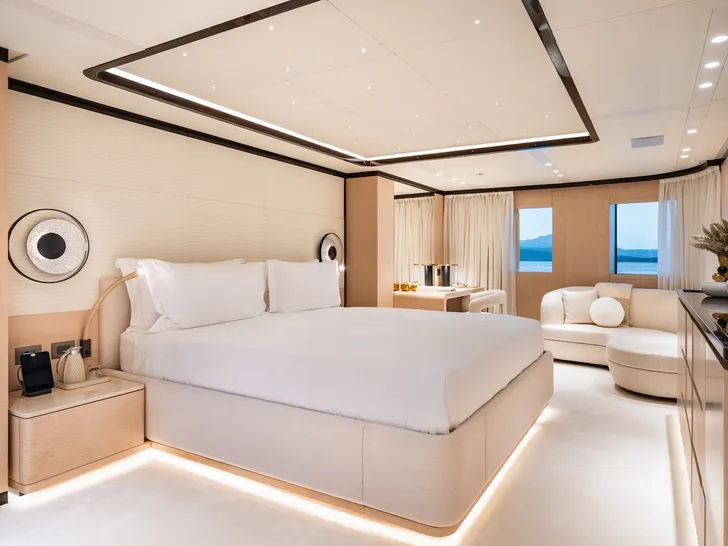 NOCTURNE Benetti B.Now 50m - master cabin NOCTURNE Benetti B.Now 50m - master cabin