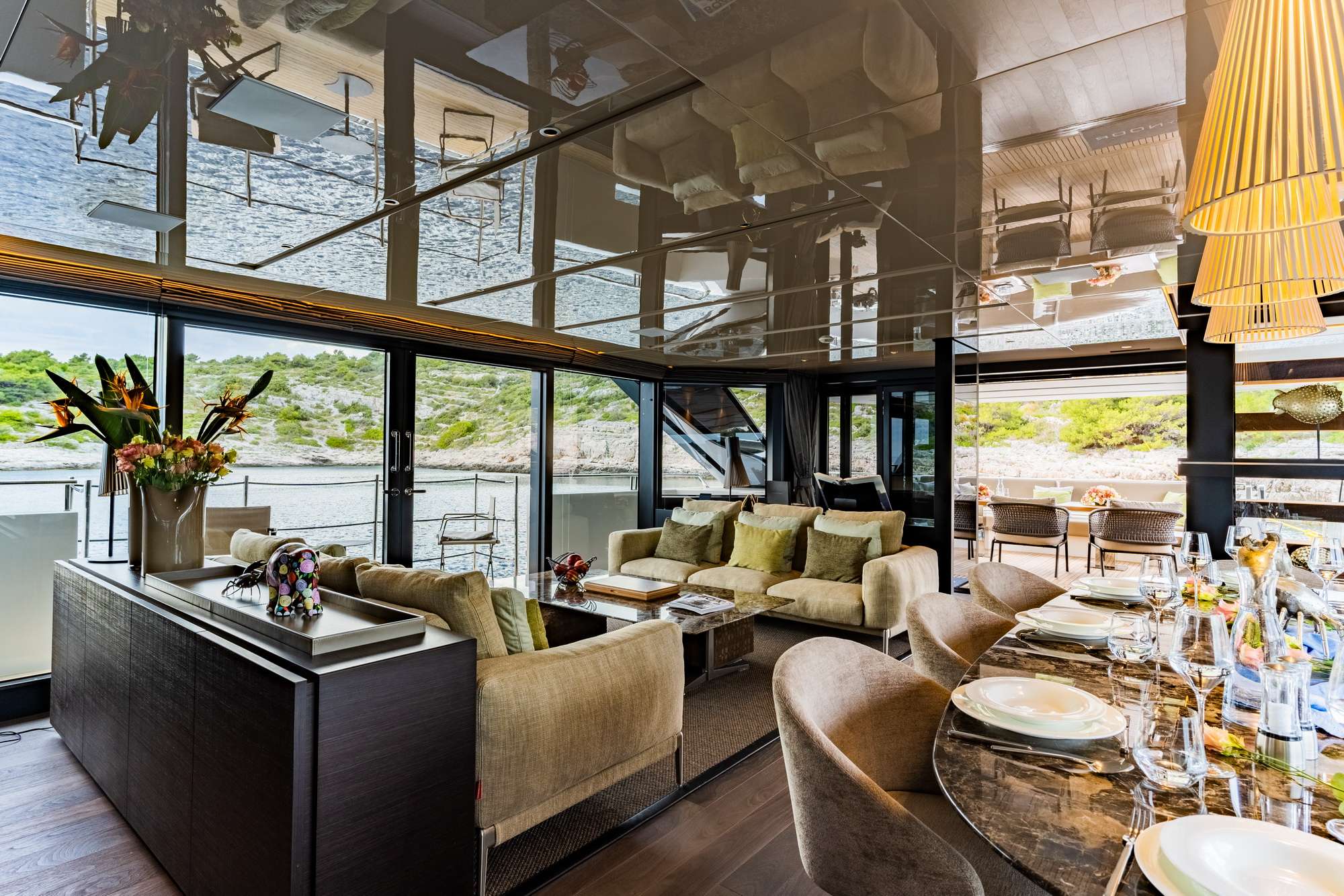 NOOR II Sanlorenzo 102 - saloon