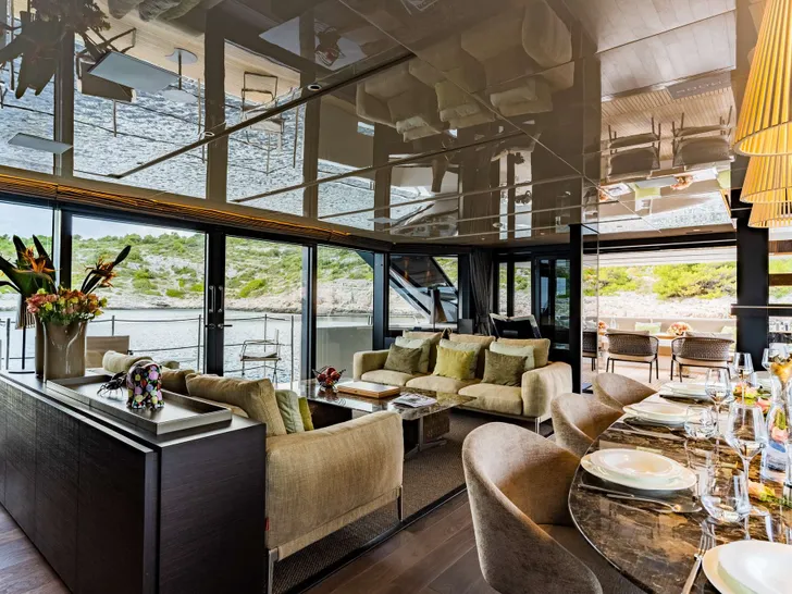 NOOR II Sanlorenzo 102 - saloon NOOR II Sanlorenzo 102 - saloon