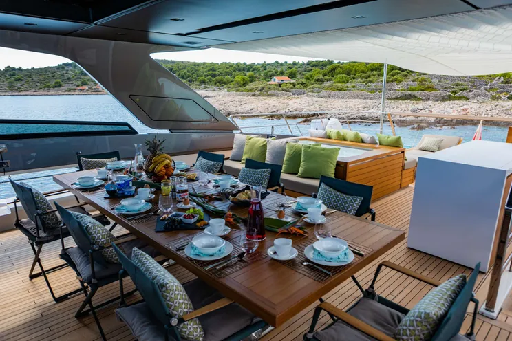 Charter Yacht NOOR II - Sanlorenzo SL102 Asymmetric - 5 Cabins - Split - Hvar - Dubrovnik - Croatia