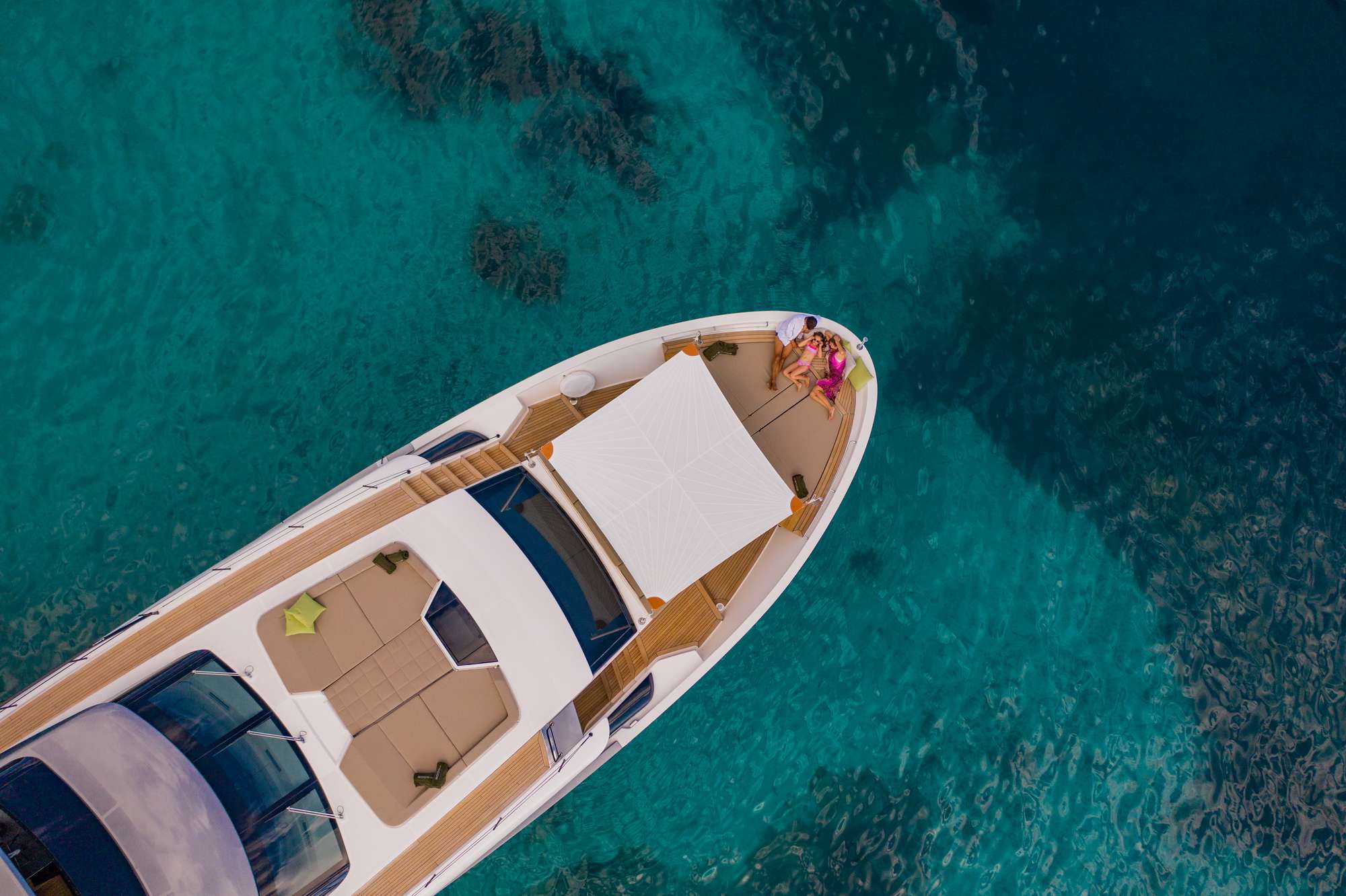 NOOR II Sanlorenzo 102 - top foredeck shot