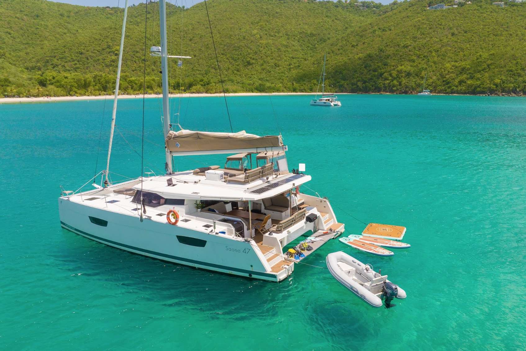 LUNA BLISS - Fountaine Pajot - 4 Cabins - St Thomas - US Virgin islands - Tortola - BVI