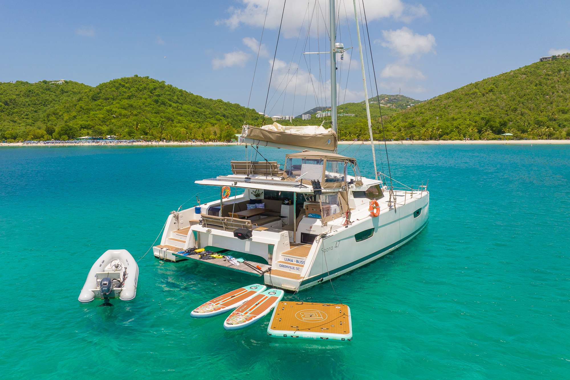 Charter Yacht LUNA BLISS - Fountaine Pajot - 4 Cabins - St Thomas - US Virgin islands - Tortola - BVI