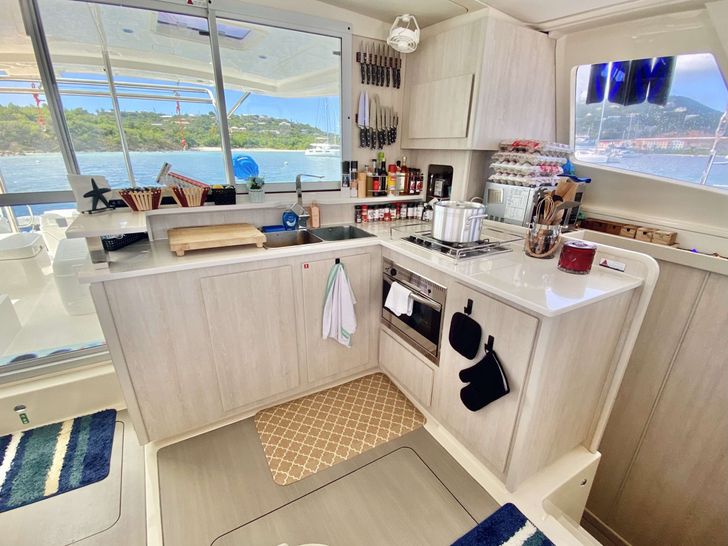 LETS PLAY TWO Leopard 44 Galley