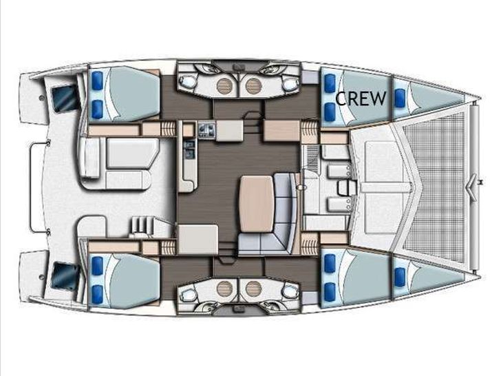 Yacht layout
