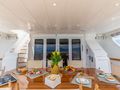 SHANGRA - Custom Line Navetta 87 ft,aft deck dining SHANGRA - Custom Line Navetta 87 ft,aft deck dining