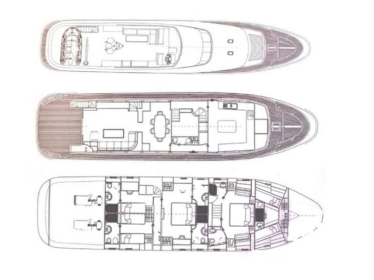 SHANGRA - Custom Line Navetta 87 ft,yacht layout