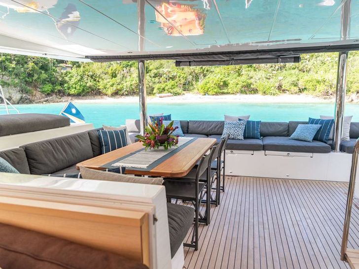 RESPITE AT SEA Lagoon 56 - aft deck RESPITE AT SEA Lagoon 56 - aft deck