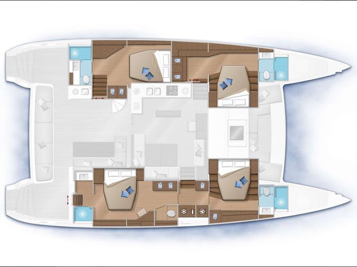 RESPITE AT SEA Lagoon 56 - layout RESPITE AT SEA Lagoon 56 - layout