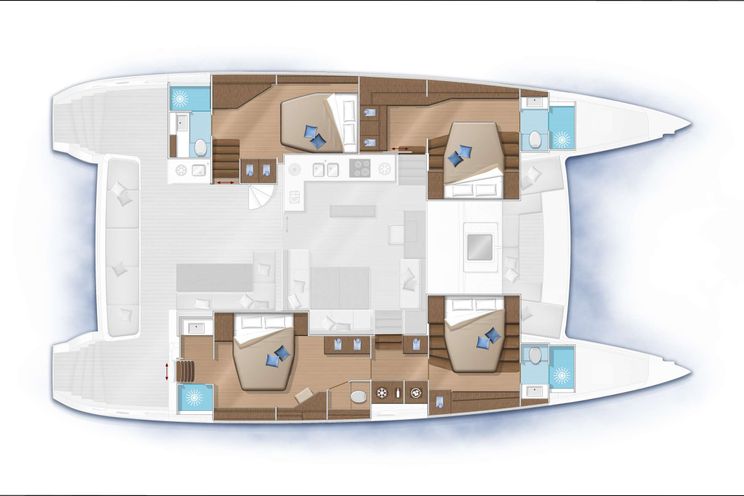 Layout for RESPITE AT SEA Lagoon 56 - layout