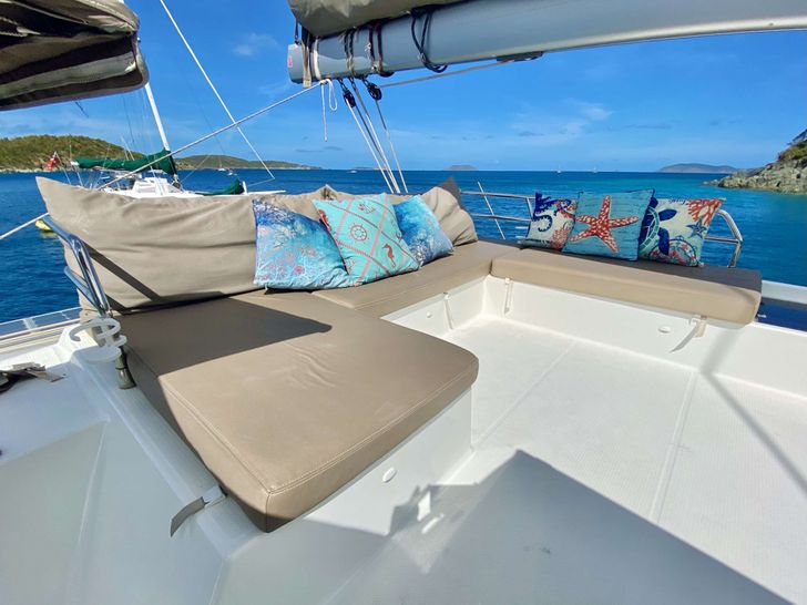 LADY CATRON - Stern Seating Area LADY CATRON - Stern Seating Area