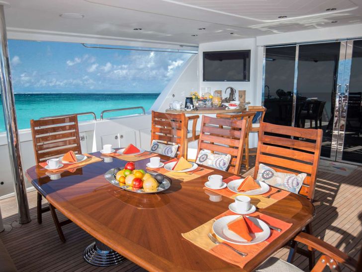 Aft Deck Dining Aft Deck Dining