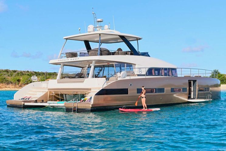 Charter Yacht FRENCH WEST - Lagoon 78 - 4 Cabins - St Martin - Leewards - Windwards
